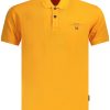 Napapijri Polo Majica Kratke Hlače Sleeves Narandžasta
