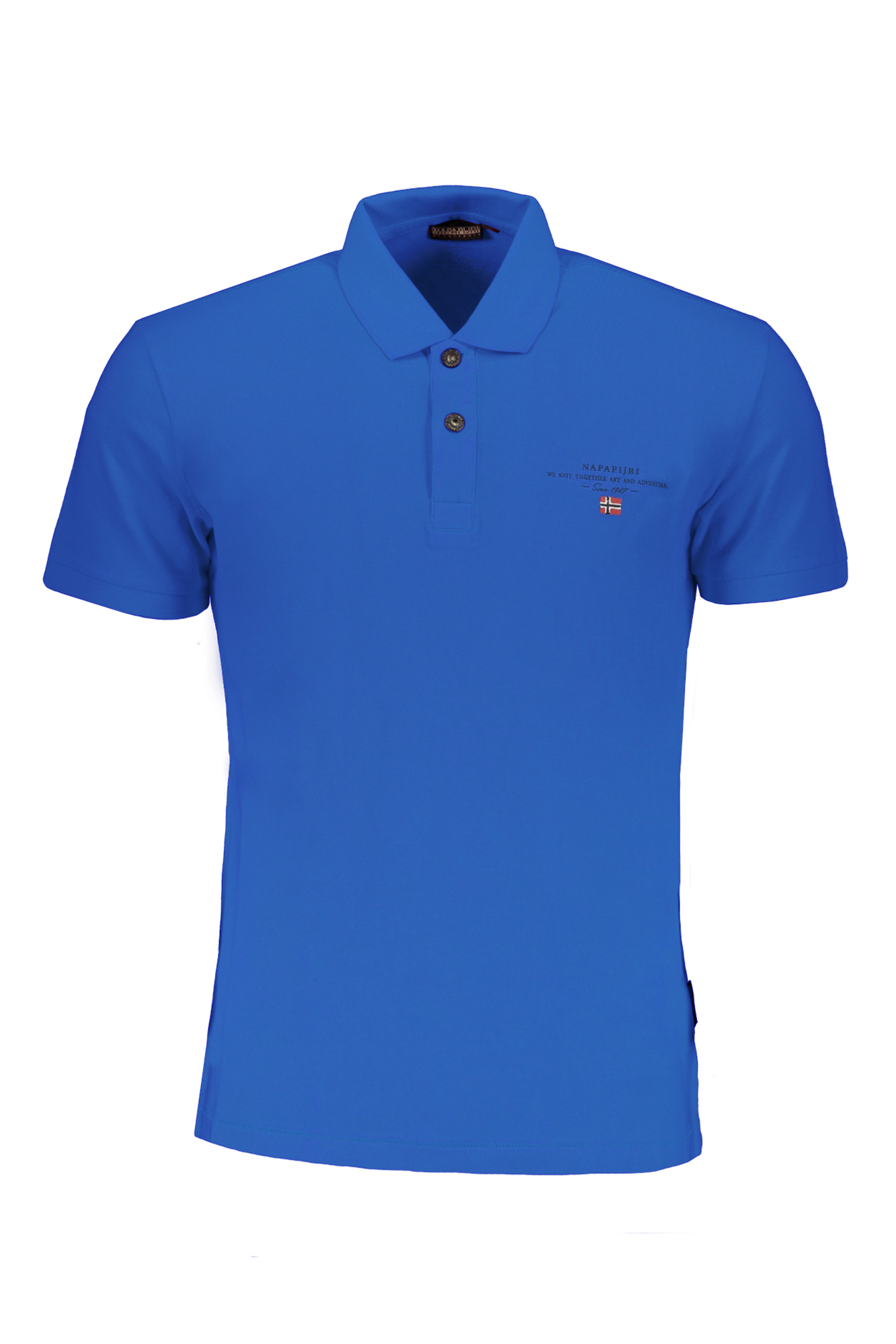 Napapijri 'S Kratke Hlače Sleeved Polo Majica Majica Plave