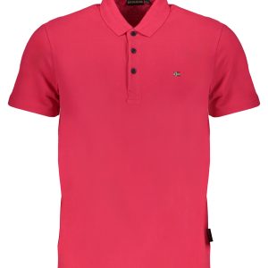 Napapijri 'S Kratke Hlače Sleeved Polo Majica Majica Roze