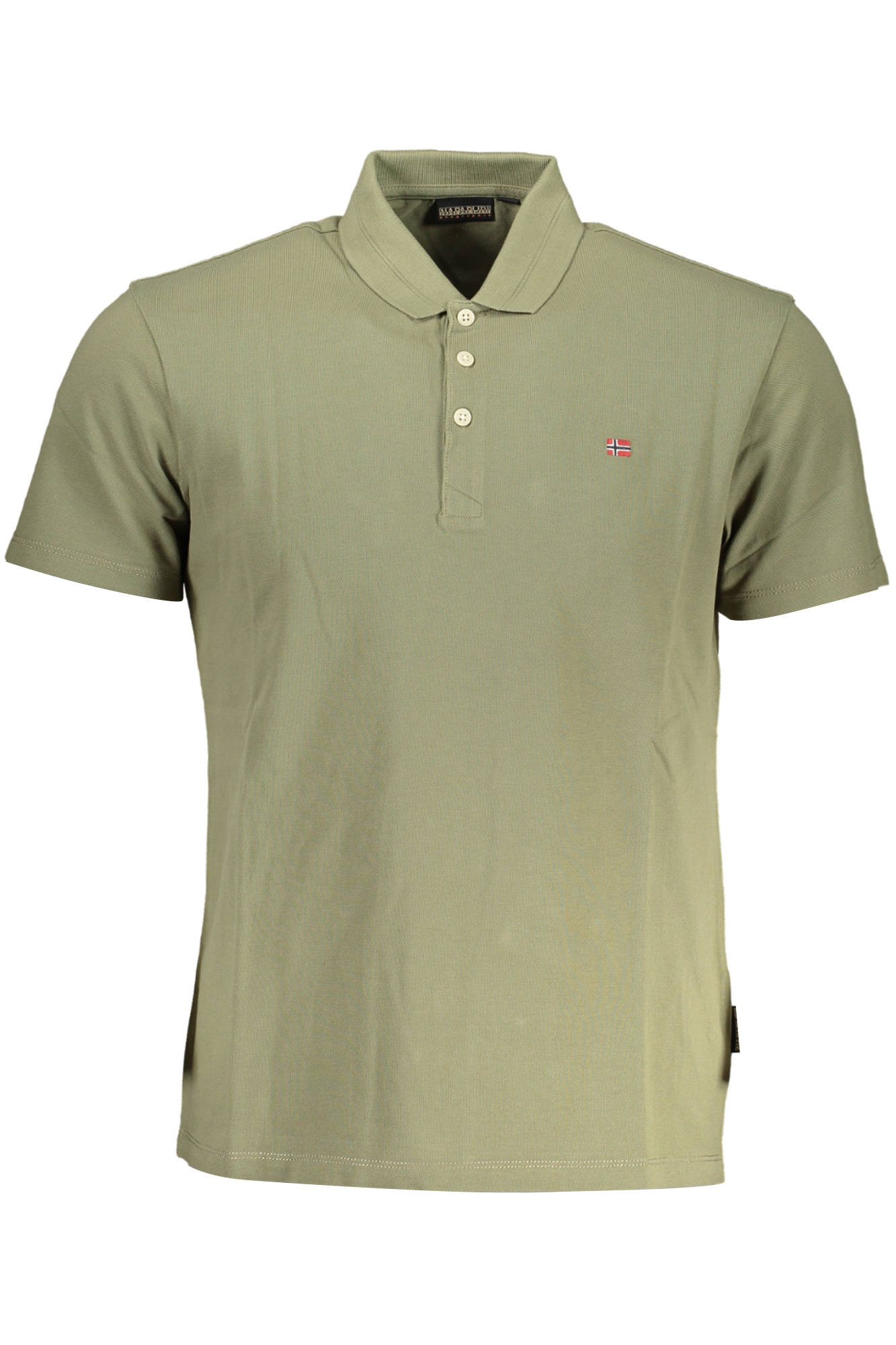 Napapijri Polo Majica Kratke Hlače Sleeves Zelena