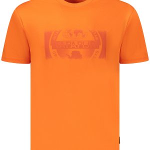 NAPAPIJRI MEN'S SHORT SLEEVE T-SHIRT ORANGE
