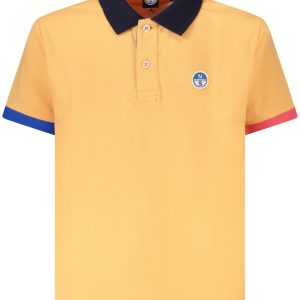North Sails Polo Majica Kratke Hlače Sleeves Narandžasta