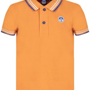 North Sails Narandžasta Kratke Hlače Sleeved Polo Majica Majica For