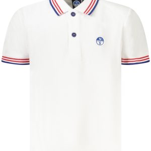 North Sails Polo Majica Kratke Hlače Sleeves Bijela