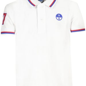 North Sails Bijela Kratke Hlače Sleeved Polo Majica Majica For