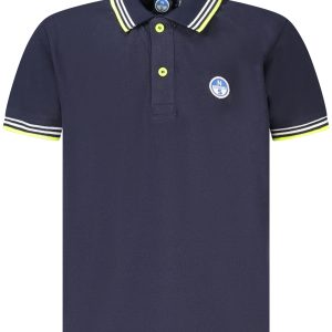 North Sails Polo Majica Kratke Hlače Sleeves Plava