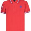 North Sails Kratke Hlače Sleeved Polo Majica Majica For Crvene