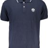 North Sails 'S Kratke Hlače Sleeved Polo Majica Majica Plave