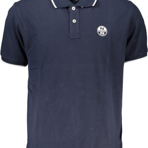 North Sails 'S Kratke Hlače Sleeved Polo Majica Majica Plave