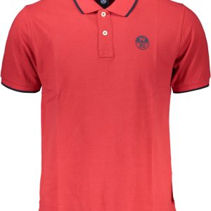North Sails 'S Crvena Kratke Hlače Sleeved Polo Majica Majica