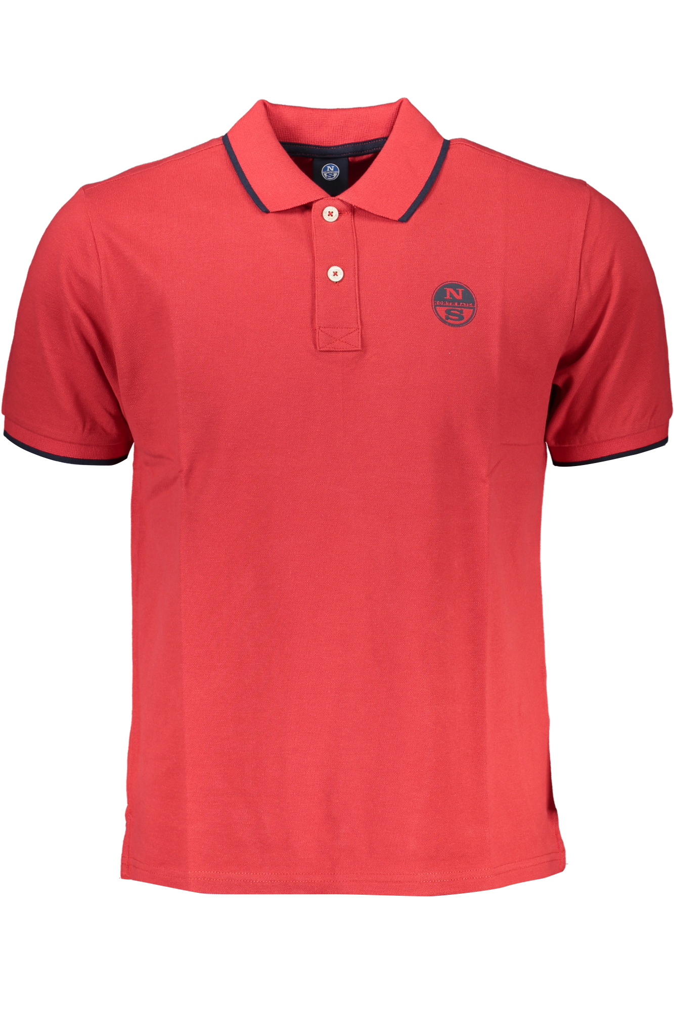North Sails 'S Crvene Kratke Hlače Sleeved Polo Majica Majica