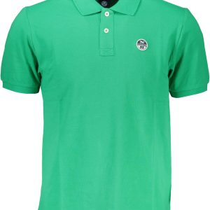 North Sails Zelena 'S Kratke Hlače Sleeved Polo Majica Majica