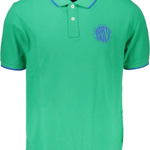 North Sails Zelena 'S Kratke Hlače Sleeved Polo Majica Majica
