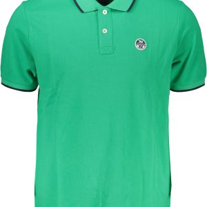 North Sails Zelena 'S Kratke Hlače Sleeved Polo Majica Majica