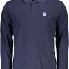 North Sails 'S Long Sleeved Polo Majica Majica Plave