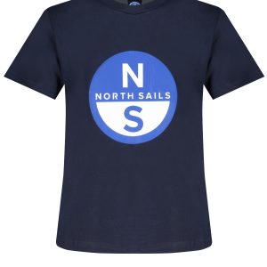North Sails Kratke Hlače Sleeved Majica For Plava