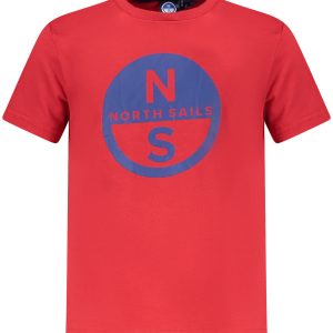 North Sails Kratkih Rukava Majica Crvena