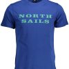 North Sails 'S Kratkih Rukava Majica Plave
