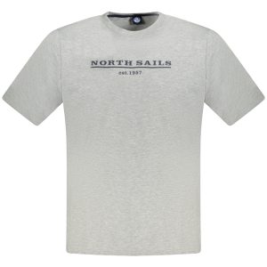 North Sails Kratkih Rukava Majica Siva