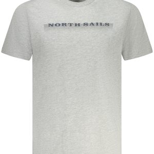 North Sails Kratkih Rukava Majica Siva