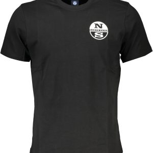 North Sails 'S Kratkih Rukava Majica Crne