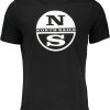 North Sails 'S Kratkih Rukava Majica Crne