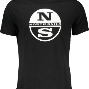 North Sails 'S Kratkih Rukava Majica Crne