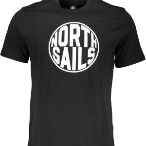 North Sails 'S Kratkih Rukava Majica Crne