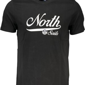 North Sails 'S Kratkih Rukava Majica Crne