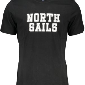 North Sails 'S Kratkih Rukava Majica Crne