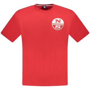 North Sails 'S Kratkih Rukava Majica Crvena