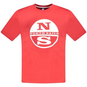 North Sails 'S Kratkih Rukava Majica Crvena