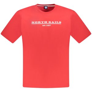 North Sails 'S Kratkih Rukava Majica Crvena