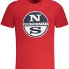 North Sails 'S Kratkih Rukava Majica Crvena