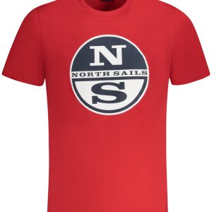 North Sails 'S Kratkih Rukava Majica Crvena