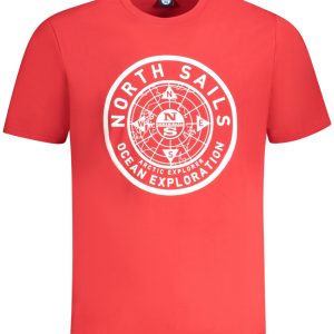 North Sails 'S Kratkih Rukava Majica Crvena