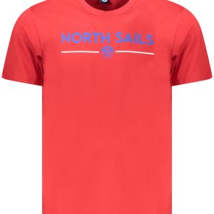 North Sails 'S Kratkih Rukava Majica Crvena