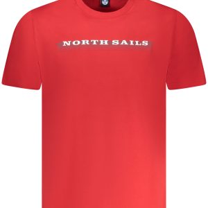 North Sails 'S Kratkih Rukava Majica Crvena