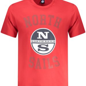 North Sails 'S Kratkih Rukava Majica Crvena