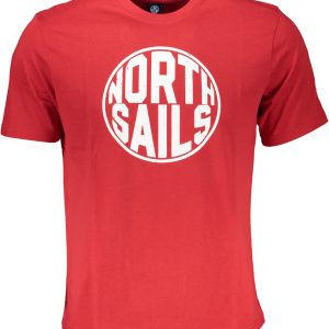North Sails 'S Kratkih Rukava Majica Crvene