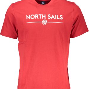 North Sails 'S Kratkih Rukava Majica Crvene