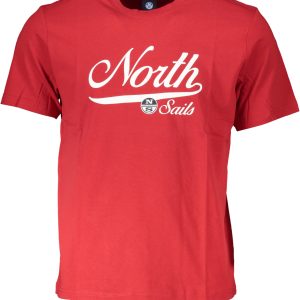 North Sails 'S Kratkih Rukava Majica Crvene