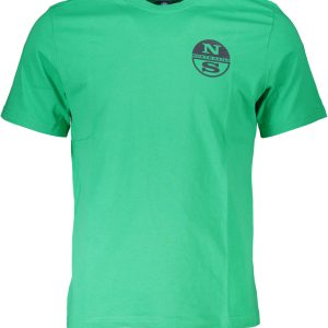 North Sails Zelena 'S Kratke Hlače Sleeved Majica