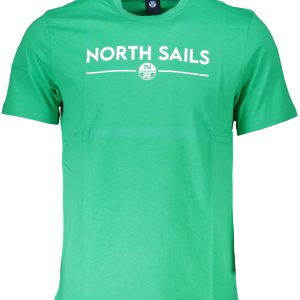 North Sails Zelena 'S Kratke Hlače Sleeved Majica