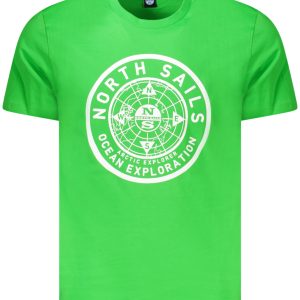 North Sails Kratkih Rukava Majica Zelena
