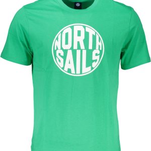 North Sails Zelena 'S Kratke Hlače Sleeved Majica