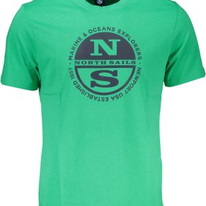 North Sails Zelena 'S Kratke Hlače Sleeved Majica