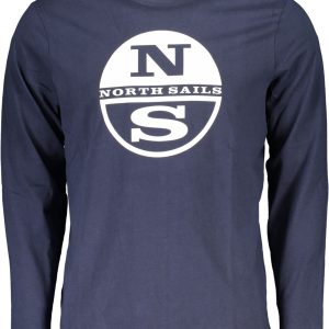 North Sails 'S Dugih Rukava Majica Plava