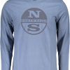 North Sails 'S Dugih Rukava Majica Plave