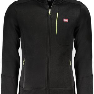 NORWAY 1963 MEN'S BLACK ZIP-UP SWEATSHIRT